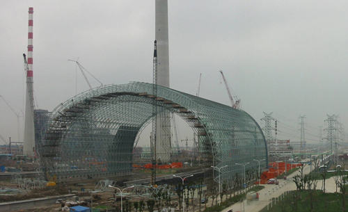 汉中发电厂球形网架